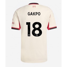 Liverpool Cody Gakpo #18 Borte skjorte 2025-26 Kortermet